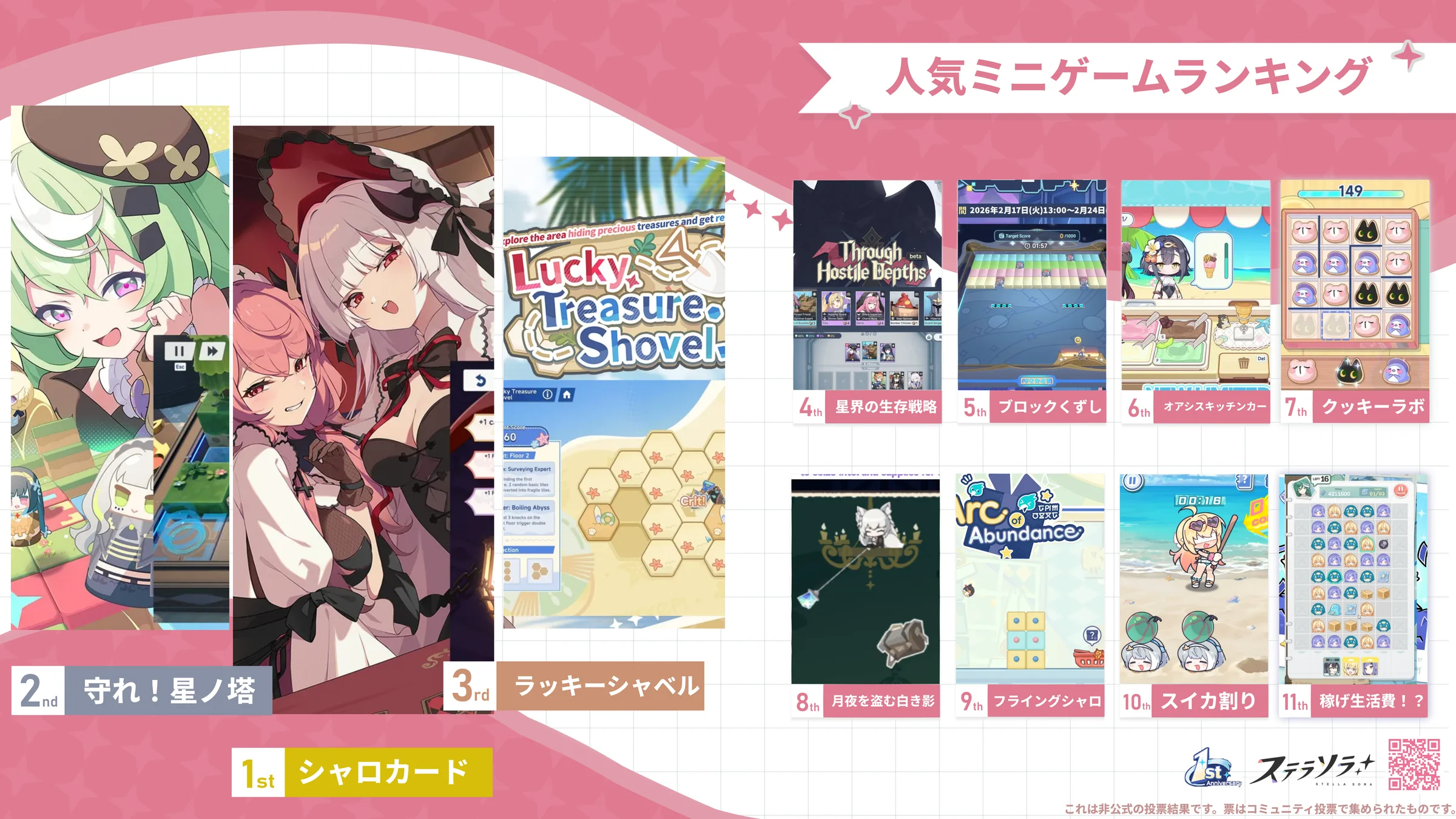 好きなミニゲーム