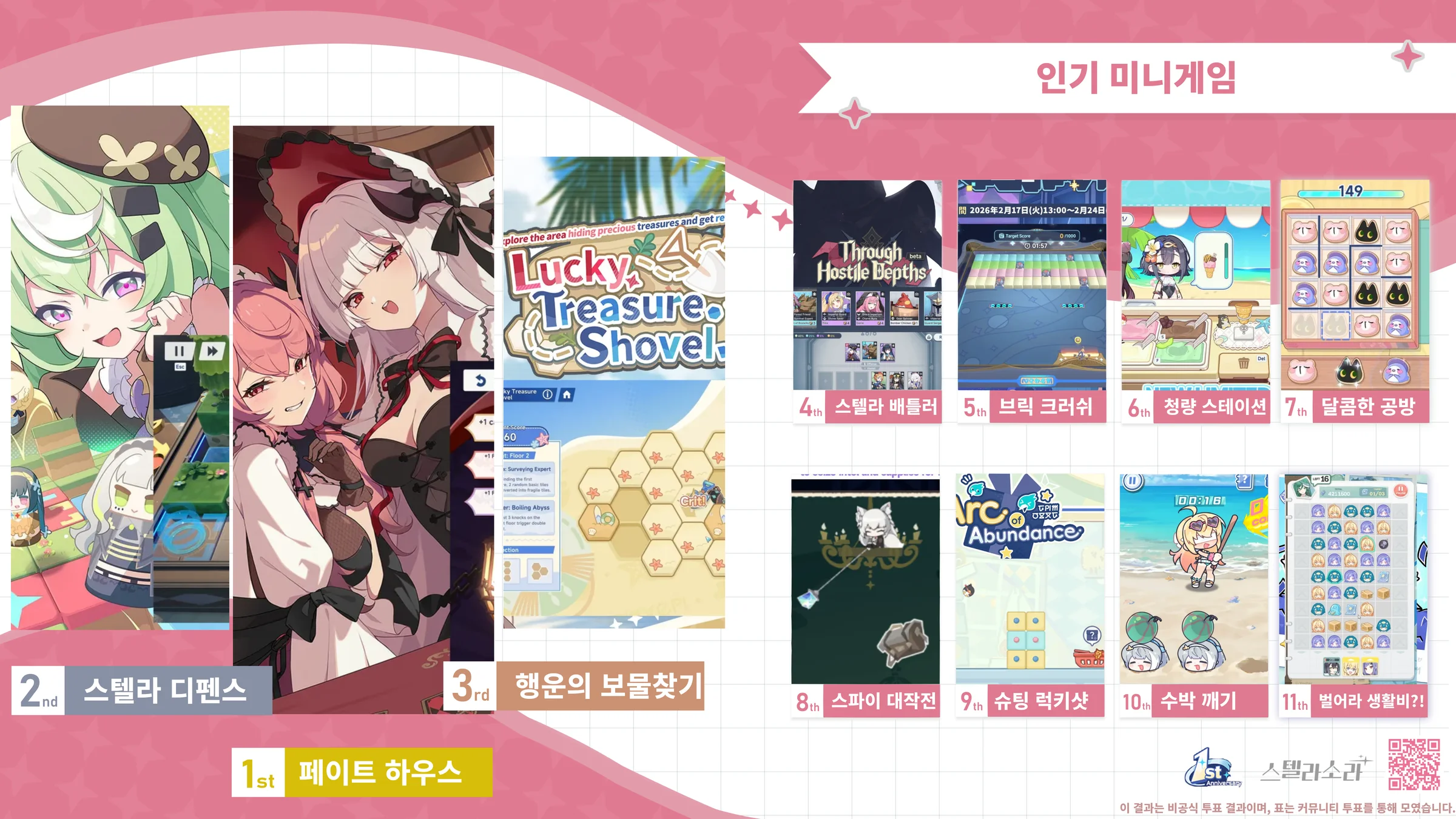 가장 좋아하는 미니게임